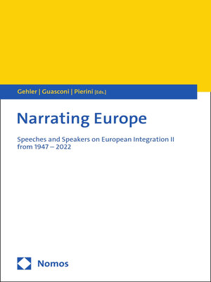 cover image of Narrating Europe